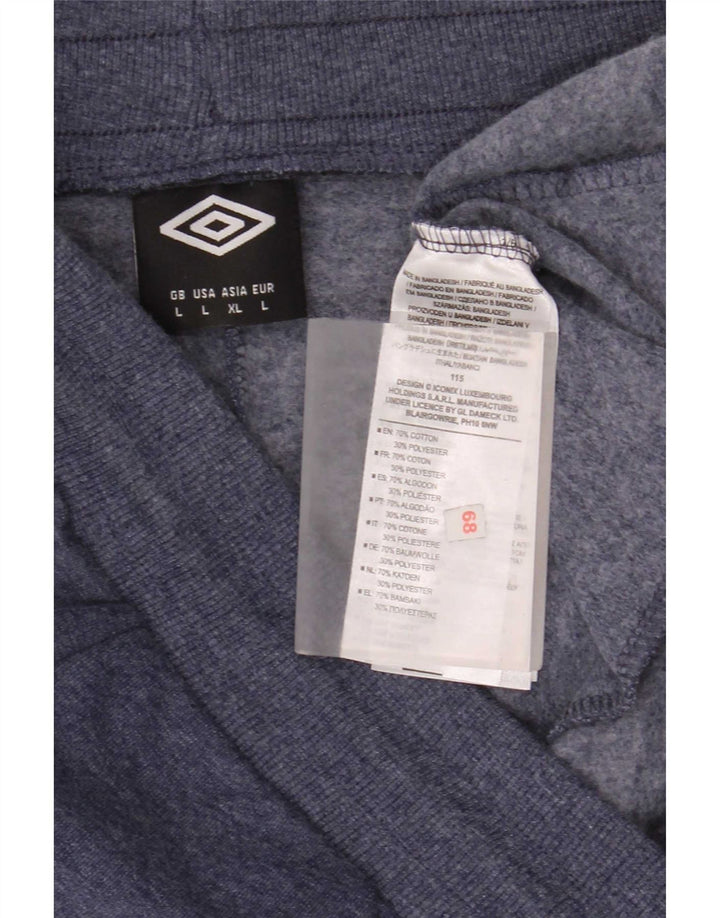 Мужские спортивные брюки Umbro, джоггеры, большие синие хлопковые