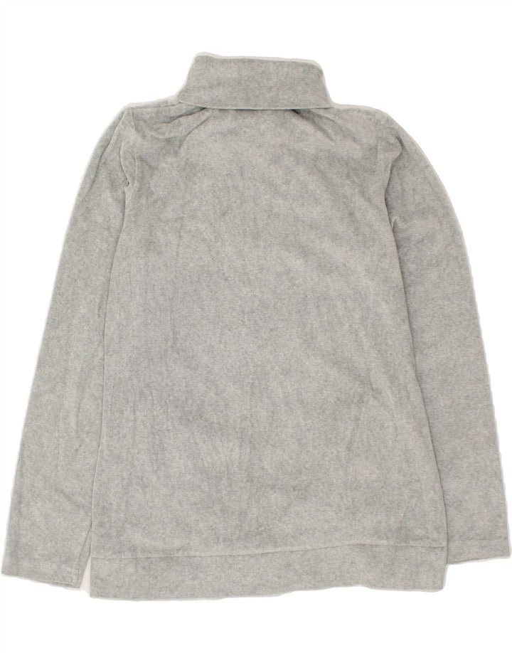 FILA Womens Zip Neck Sweatshirt Jumper UK 10 Small Grey Cotton Vintage Fila and Second-Hand Fila from Messina Hembry 