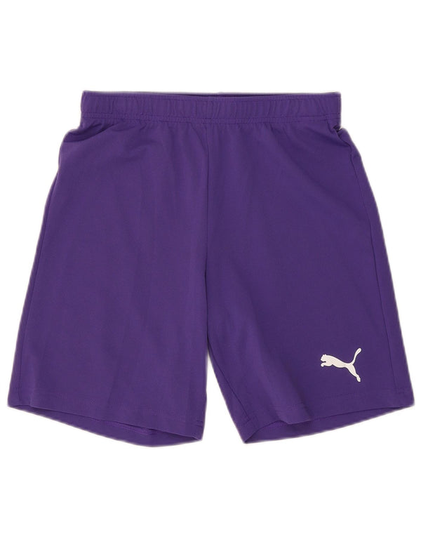 Мужские спортивные шорты Puma, маленькие фиолетовые, полиэстер