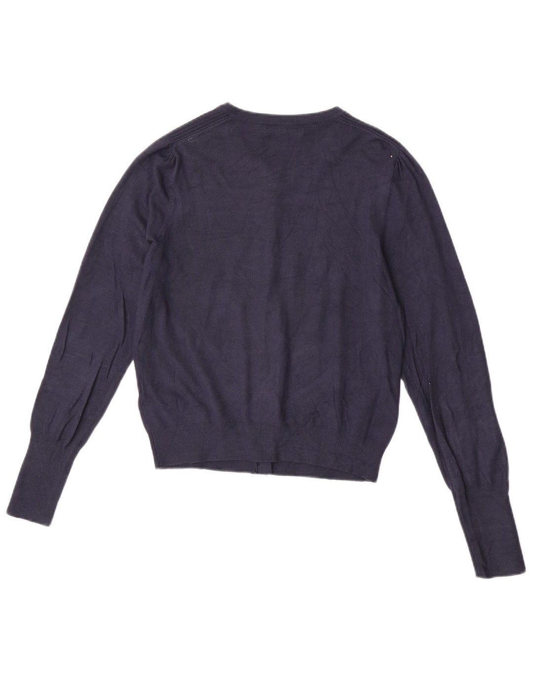 Женский кардиган Marks & Spencer UK 12, средний темно-синий из вискозы