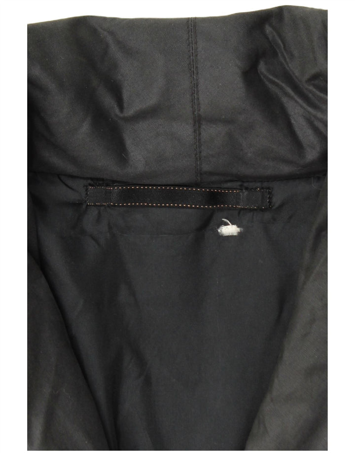 ВИНТАЖНАЯ женская ветровка свободного кроя, Великобритания 20, 2XL, черная с животным принтом