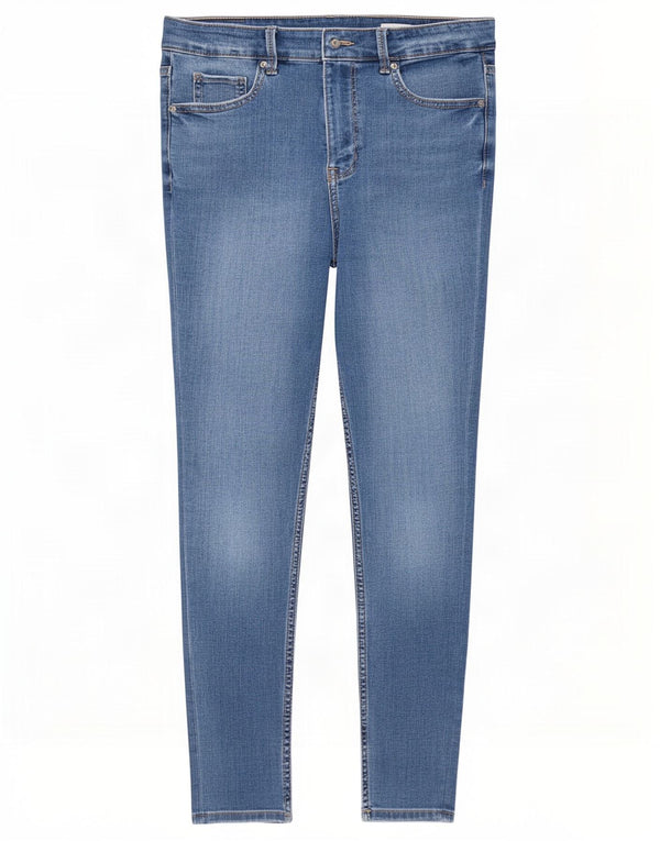 Женские укороченные джинсы скинни Marks & Spencer The Ivy UK 12 Medium W30 L25 Синие