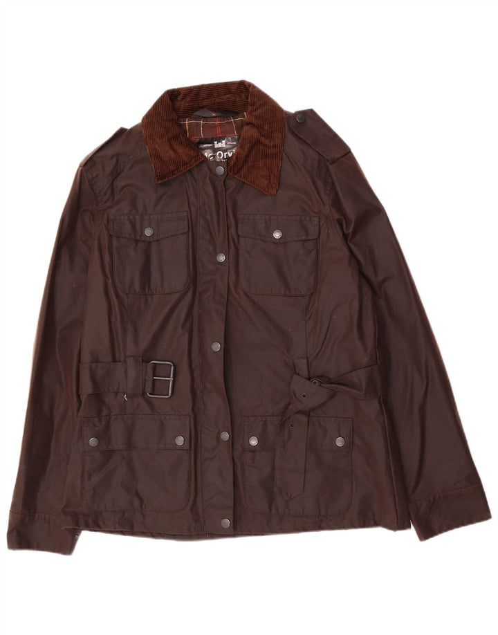 Женская куртка MC Orvis из вощеного хлопка IT 40/42 Средне-коричневый хлопок