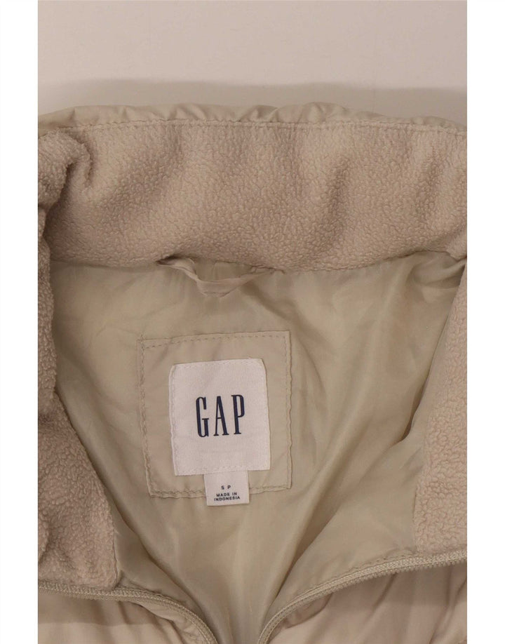 Женская стеганая куртка Gap UK 10, маленький размер, бежевый полиэстер
