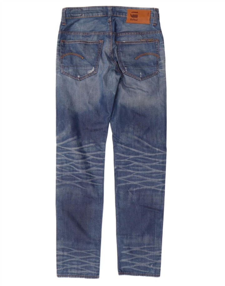 G-STAR Mens Slim Jeans W32 L34 Blue Cotton