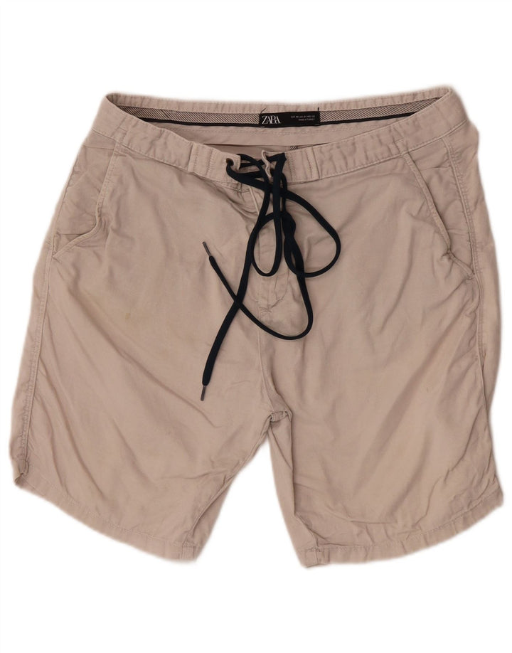 Женские шорты чинос Zara EU 40 Medium W31 Бежевые