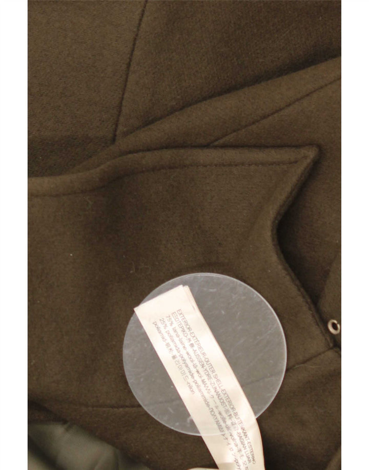 Женское пальто Massimo Dutti UK 16, большой размер, цвет хаки, шерсть