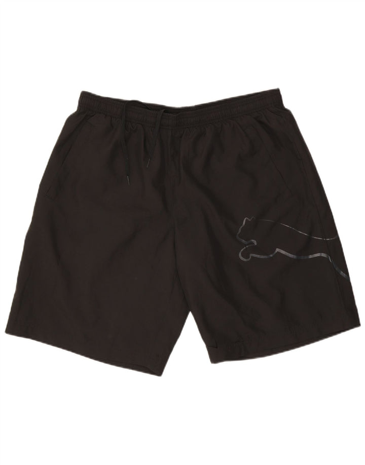 Мужские спортивные шорты с рисунком Puma XL, черные