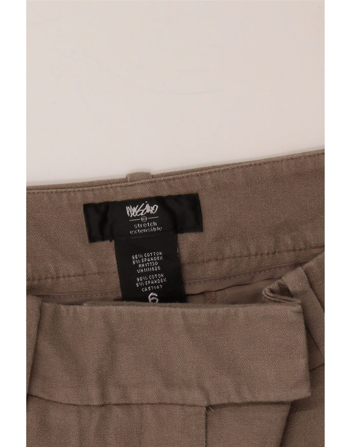 MOSSIMO Womens Slim Casual Trousers US 6 Medium W30 L25 Brown Cotton Vintage Mossimo and Second-Hand Mossimo from Messina Hembry 
