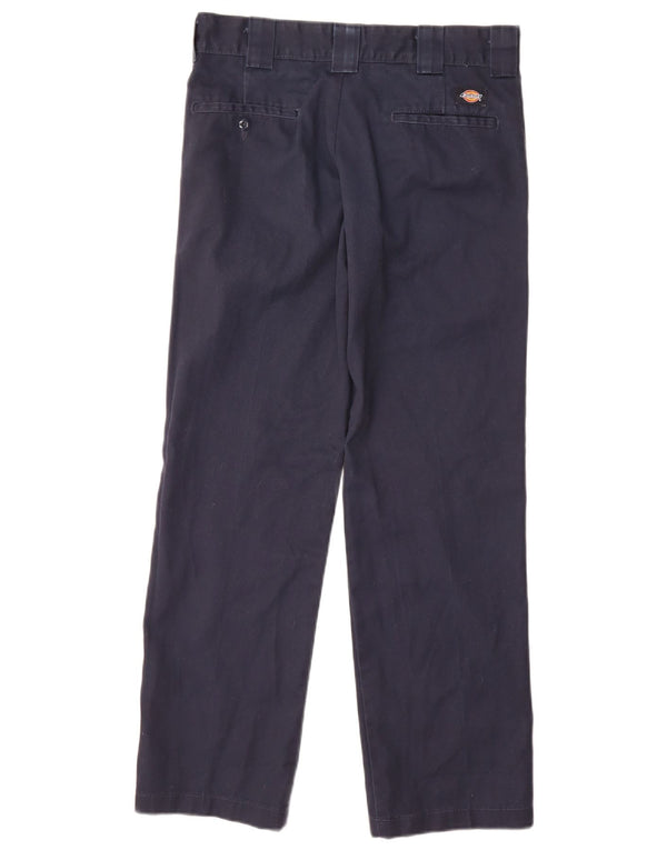 Мужские узкие прямые брюки-чиносы Dickies W30 L32, темно-синие, хлопковые