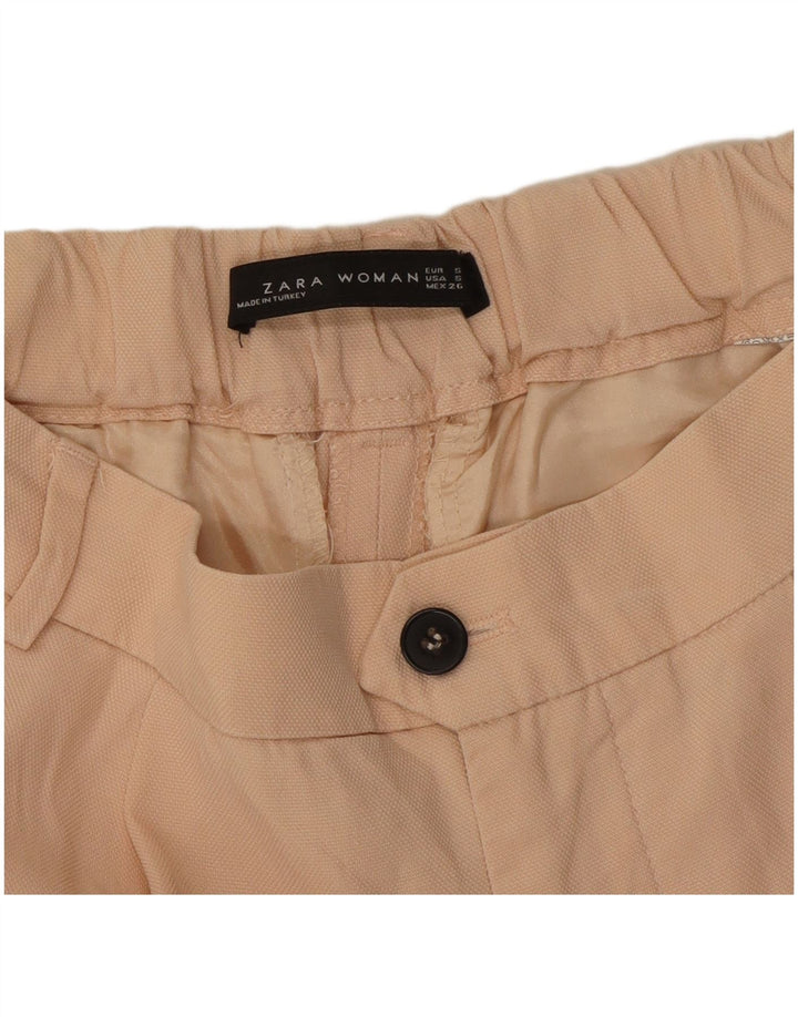 Женские капри Zara, маленькие W26 L22, бежевые