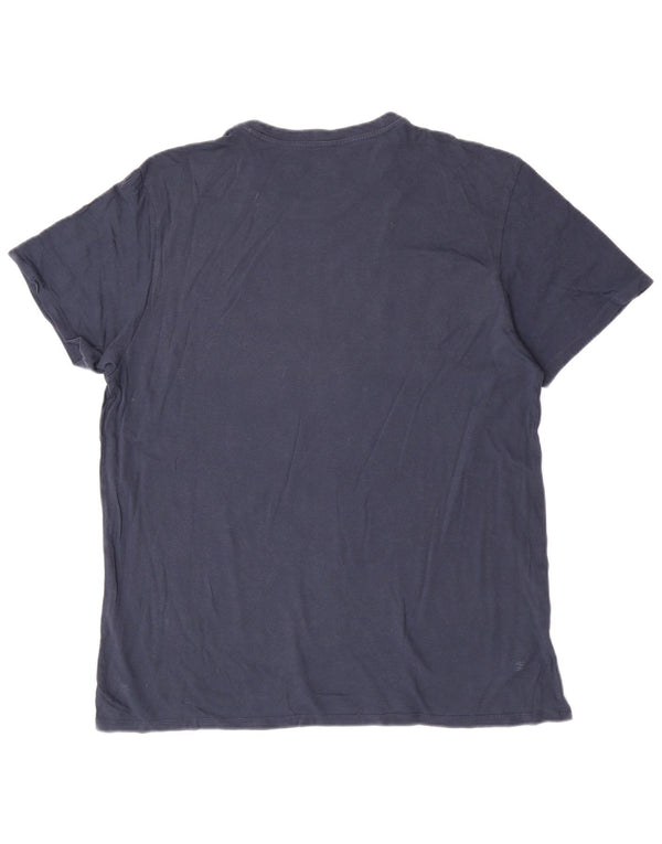 Мужская футболка с рисунком Levi's 501, размер 2XL, темно-синий, цветной блок