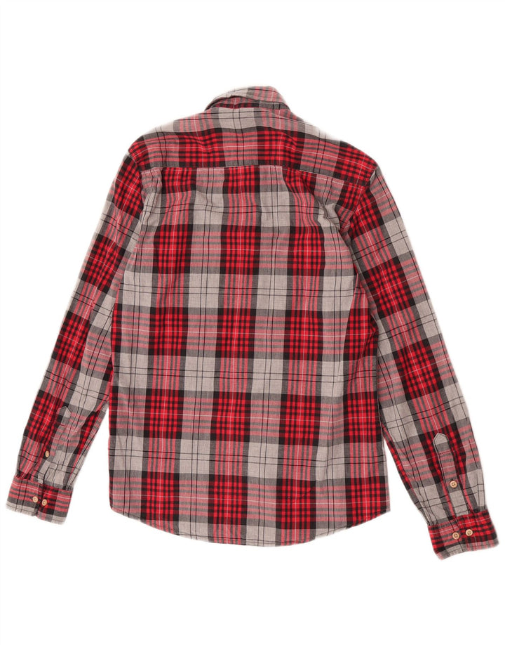 Мужская фланелевая рубашка Jack & Jones, маленькая красная клетка, хлопок