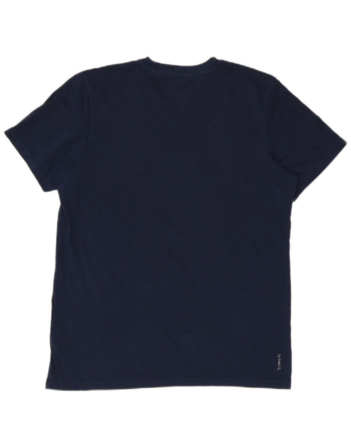 Мужская футболка Adidas Top Medium Navy Blue Хлопок
