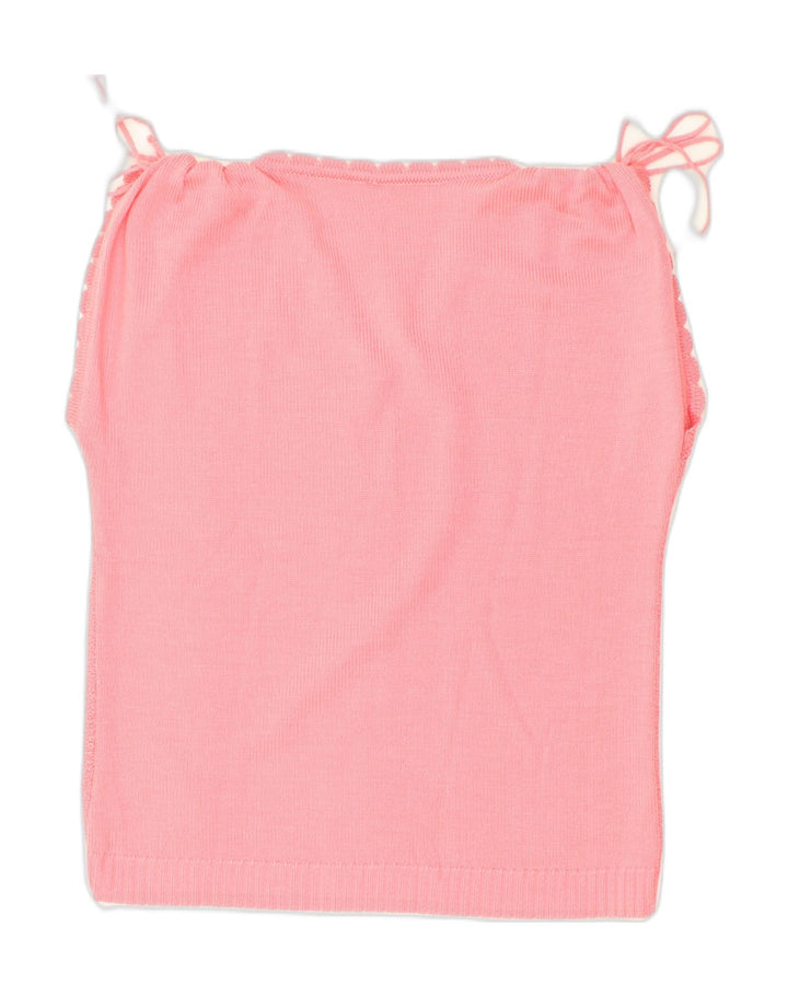 VINTAGE Womens Sleeveless Blouse Top UK 16 Large Pink | Vintage Vintage | Thrift | Second-Hand Vintage | Used Clothing | Messina Hembry 
