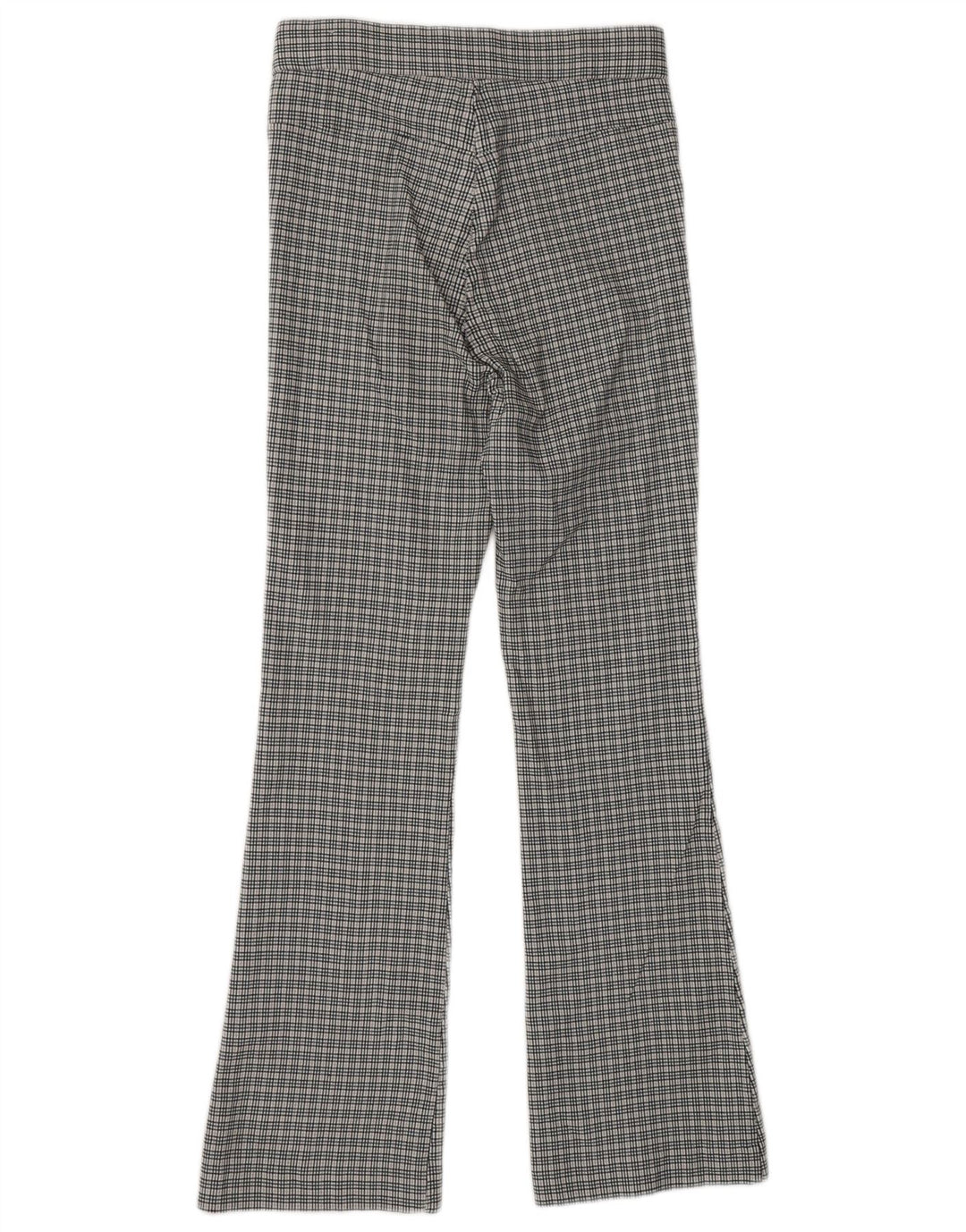 Женские повседневные брюки ZARA Bootcut, маленькие W26 L26, серые с шевроном