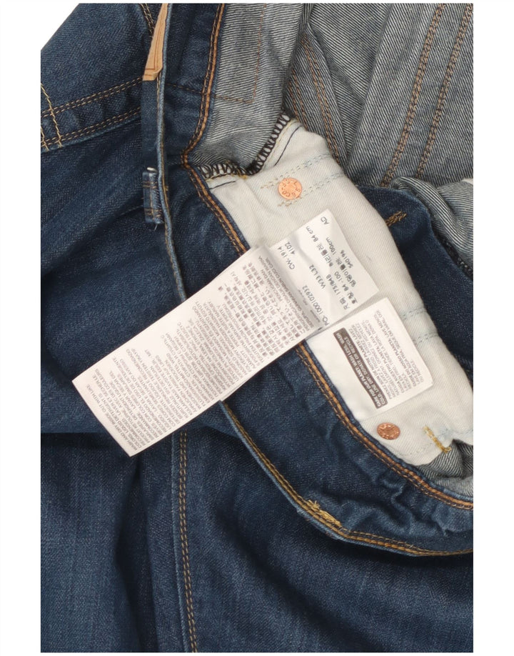 Мужские прямые джинсы Levi's W33 L28 синие, хлопок