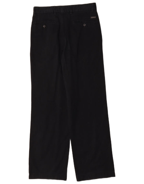Мужские широкие брюки-чиносы Zara EU 40 Medium W31 L31 Темно-синие, хлопок