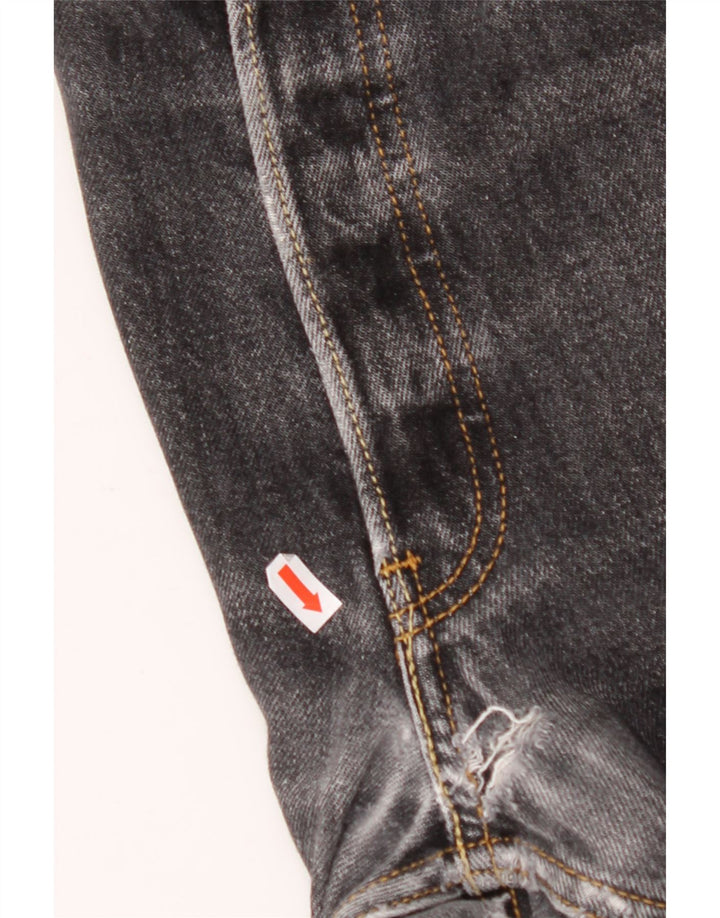 Мужские прямые джинсы LEVI'S 501 W32 L32, черный хлопок