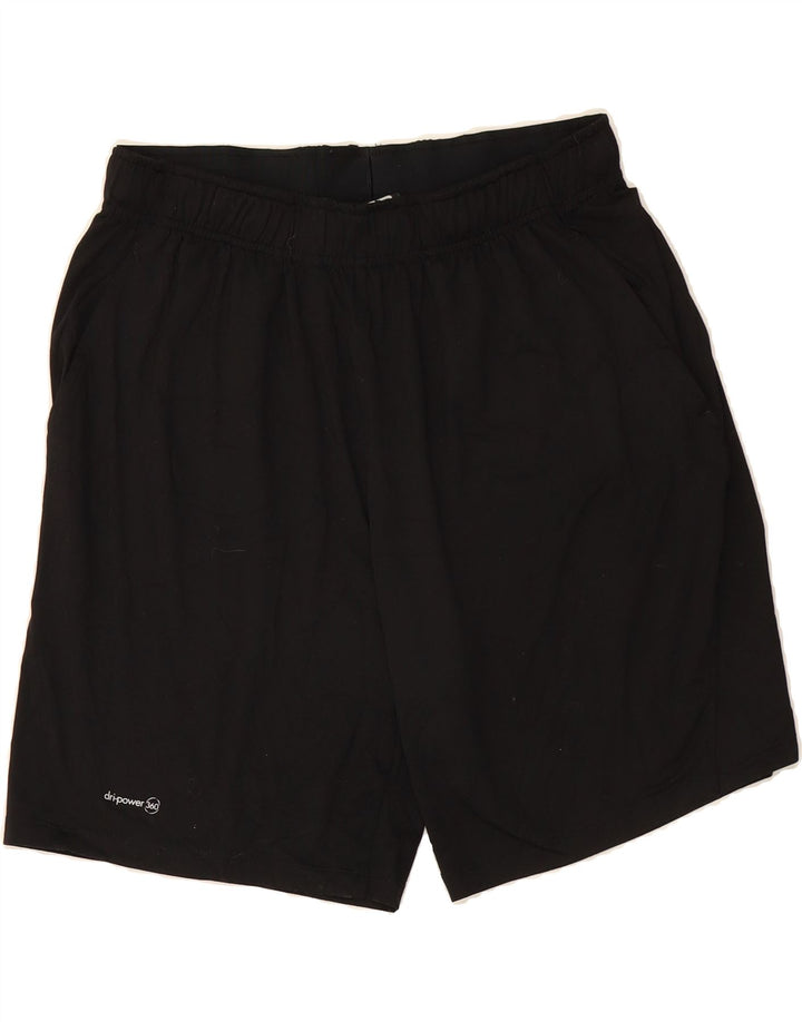 RUSSELL ATHLETIC Mens Sport Shorts Large Black Polyester Vintage Russell Athletic and Second-Hand Russell Athletic from Messina Hembry 