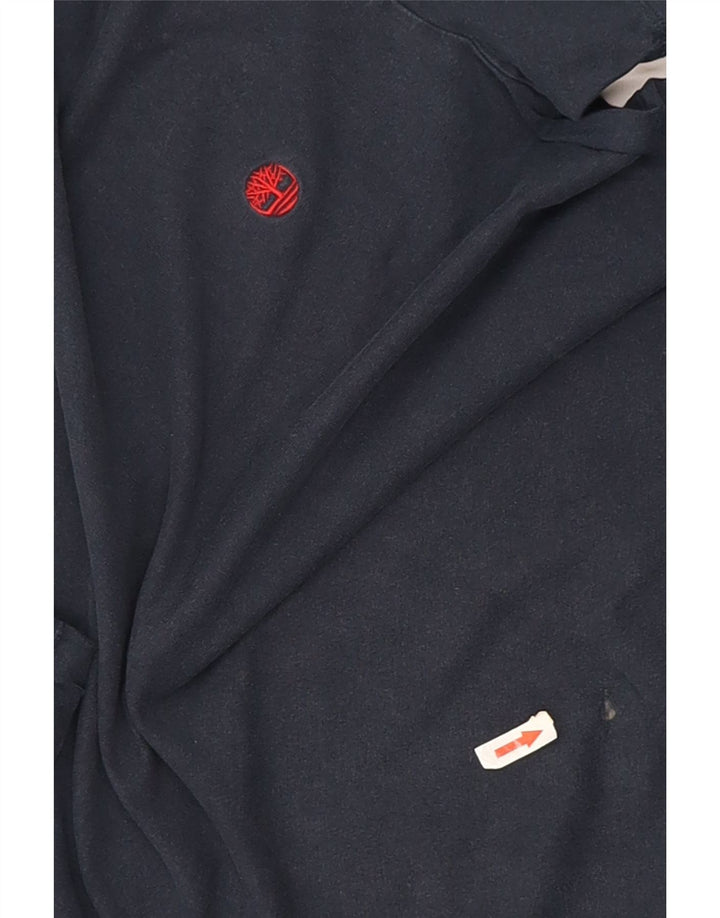 Мужская футболка Timberland Slim Fit, топ среднего размера, темно-синий, хлопок