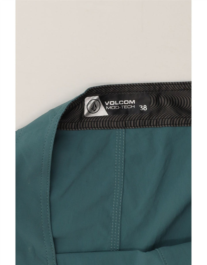 Мужские шорты для плавания Volcom XL в зеленую полоску