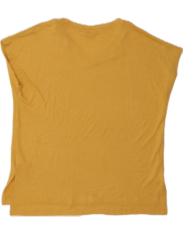 ORVIS Womens Oversized T-Shirt Top UK 18 XL Yellow Polyester Vintage Orvis and Second-Hand Orvis from Messina Hembry 