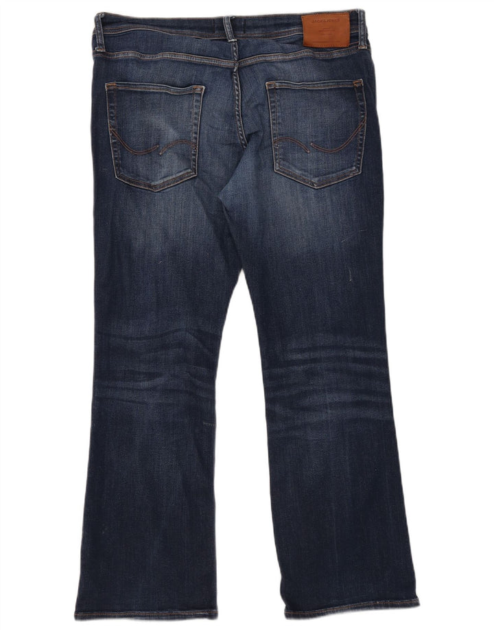 Мужские джинсы Jake Bootcut Jack & Jones W34 L30 темно-синие, хлопок