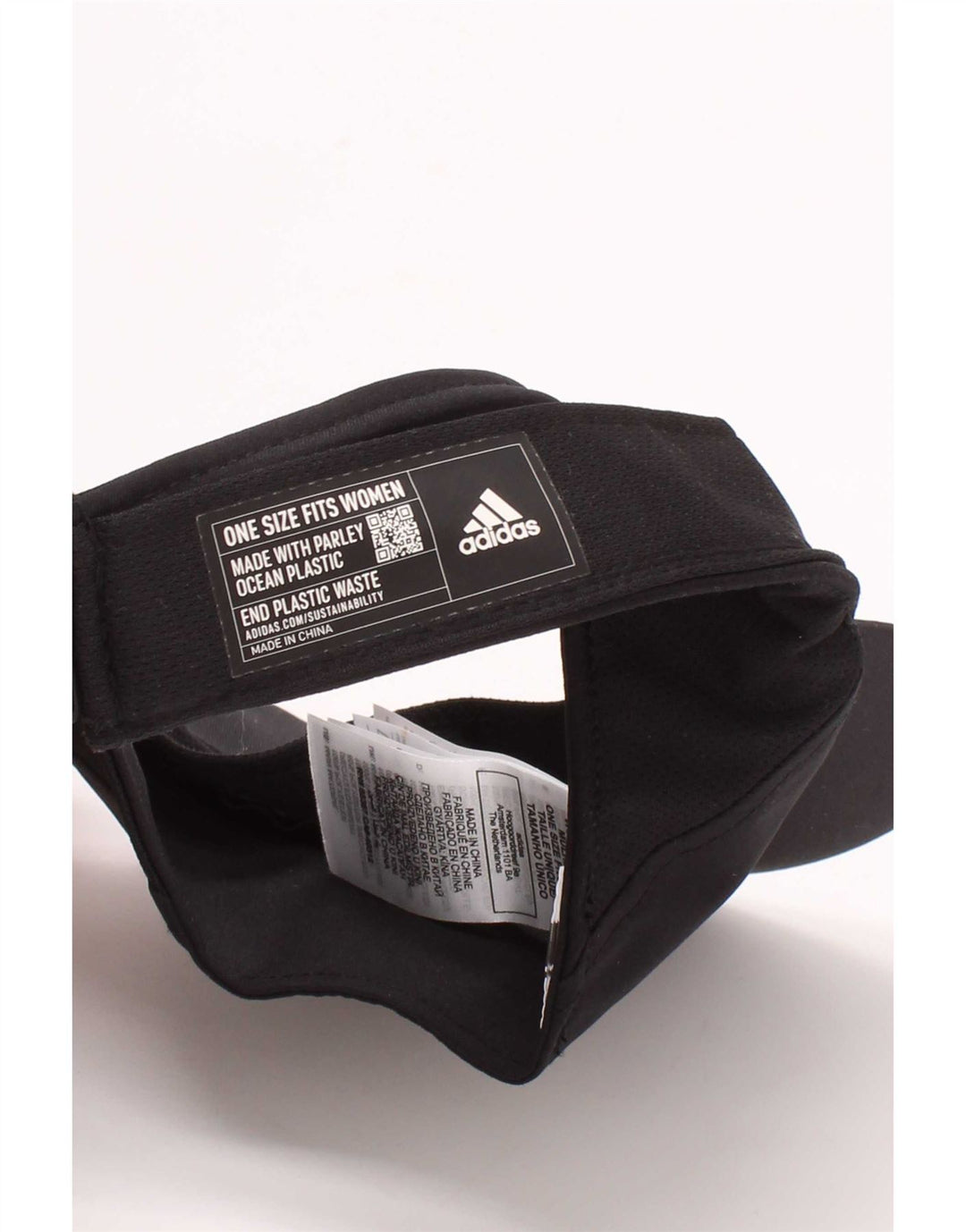 Женская кепка Adidas Aeroready с графическим козырьком, один размер, черный полиэстер
