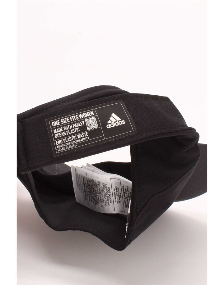 Женская кепка Adidas Aeroready с графическим козырьком, один размер, черный полиэстер