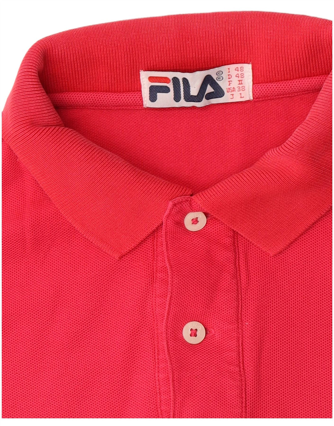 Мужская рубашка поло Fila IT 48 Medium Pink