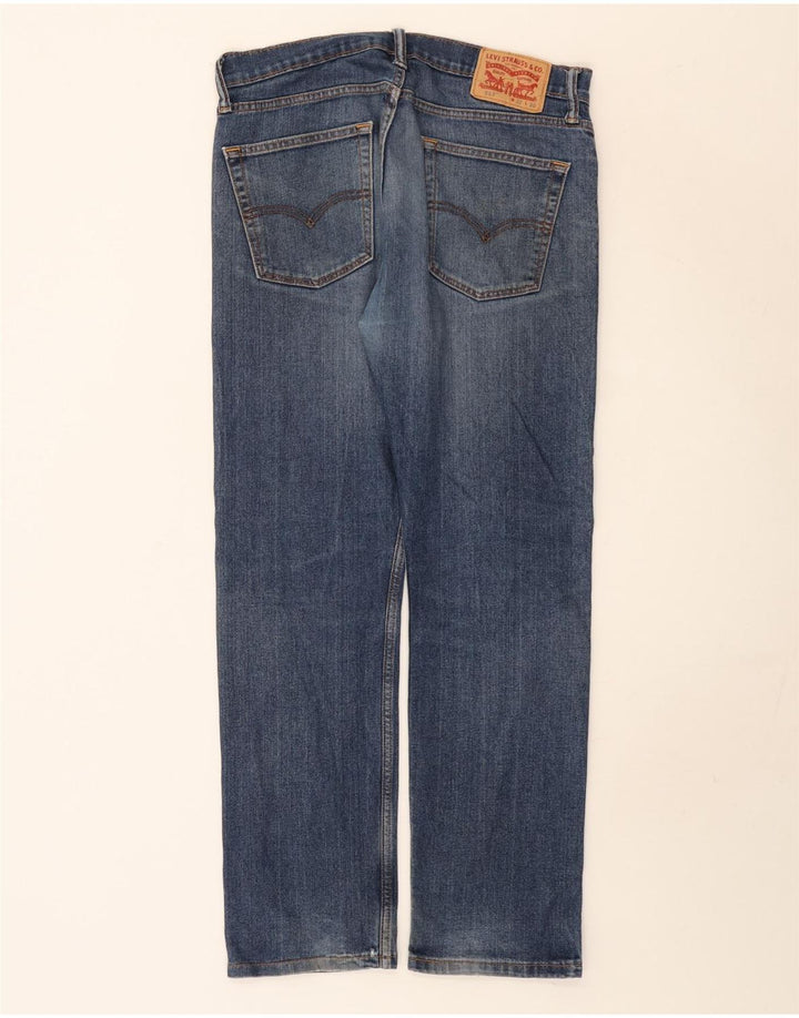 Мужские прямые джинсы Levi's 513 W32 L30 синие, хлопок