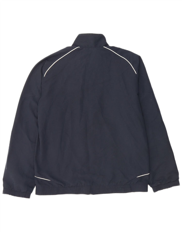 Мужская спортивная куртка ADIDAS UK 38/40, средний темно-синий полиэстер