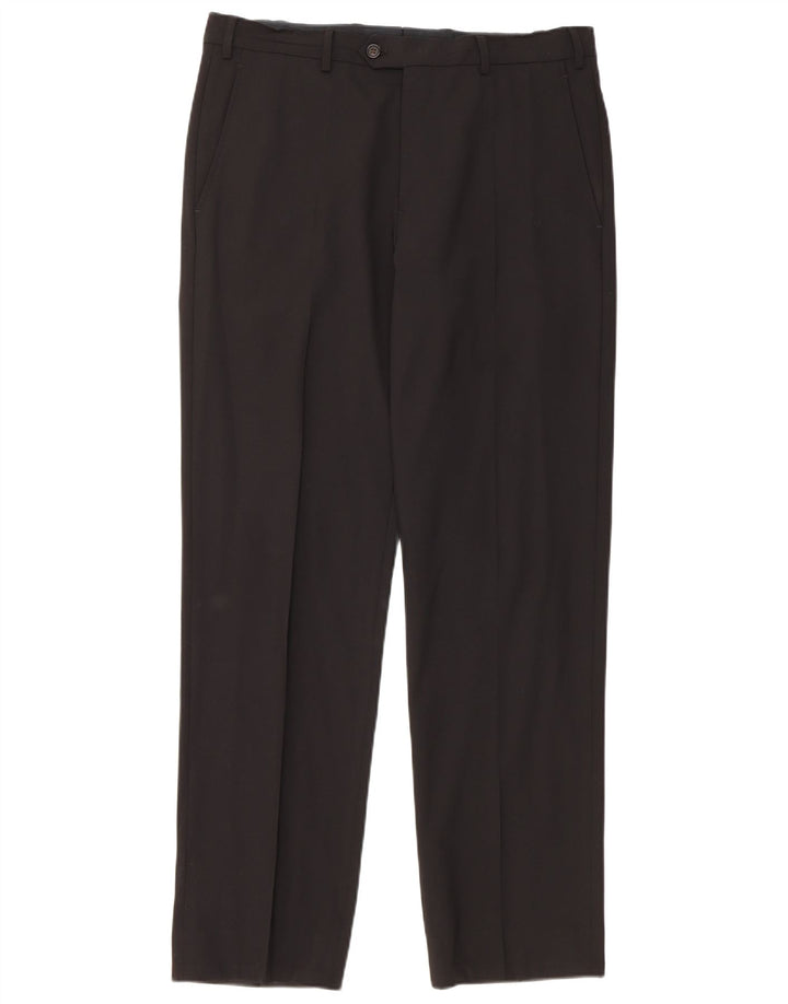 Брюки мужские прямые костюмные Armani W32 L31 черные