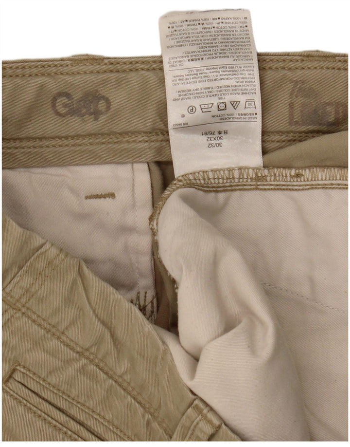 Мужские шорты чинос Gap W30, хлопок среднего цвета хаки