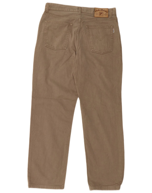 Мужские прямые джинсы FILA IT 50 Large W32 L30 Бежевые, хлопок