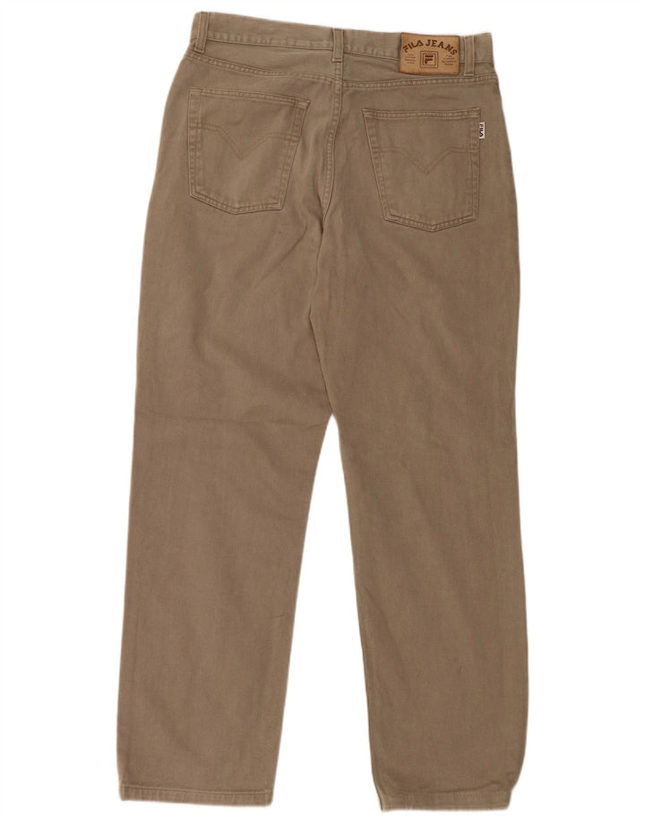 Мужские прямые джинсы FILA IT 50 Large W32 L30 Бежевые, хлопок