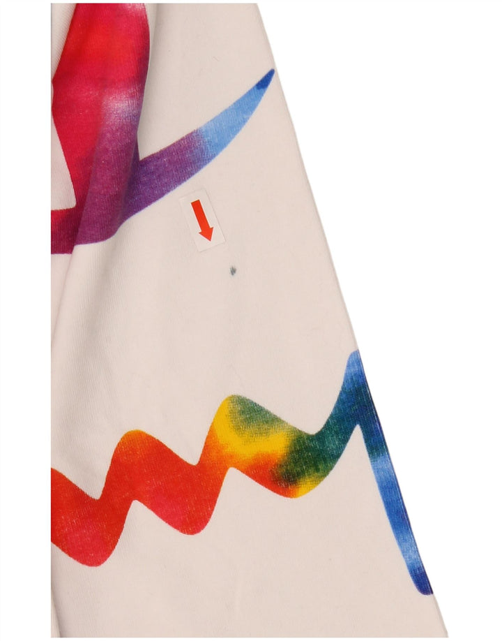 Женский укороченный свитшот с графическим рисунком CHAMPION, Великобритания 6 XS, белый