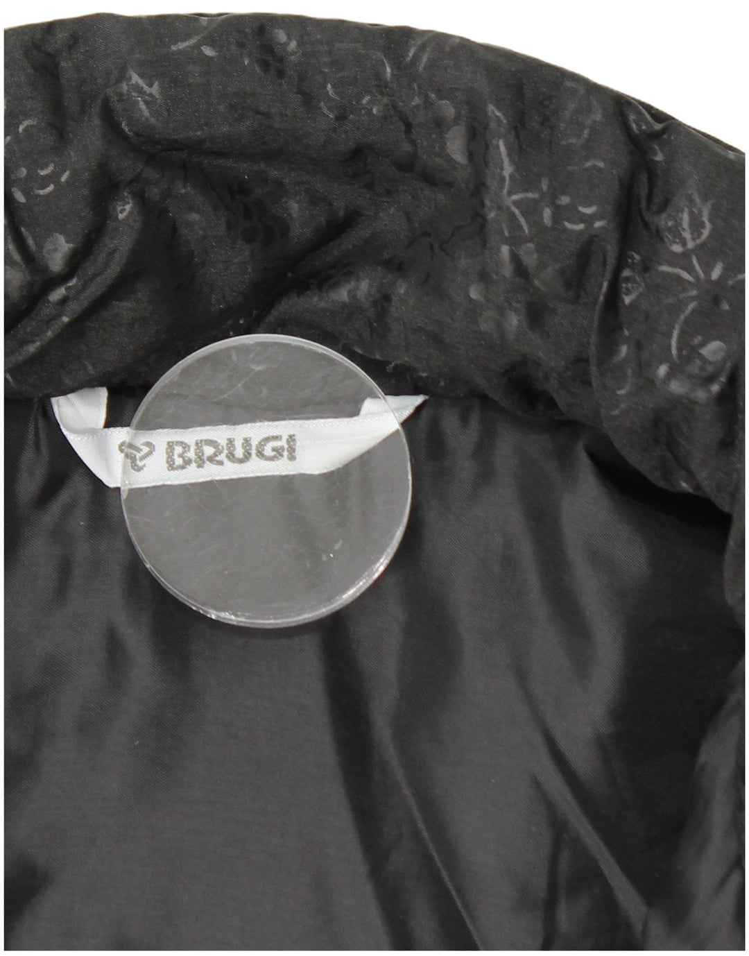Женская ветровка большого размера BRUGI UK 22 3XL, черная с цветочным принтом