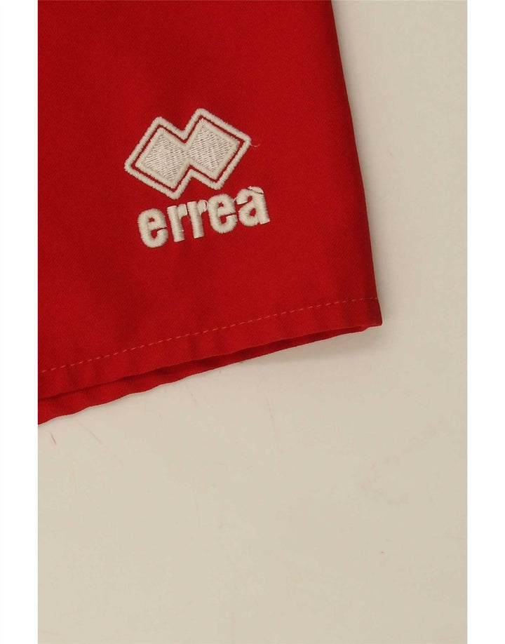 Errea Мужские спортивные шорты среднего красного цвета