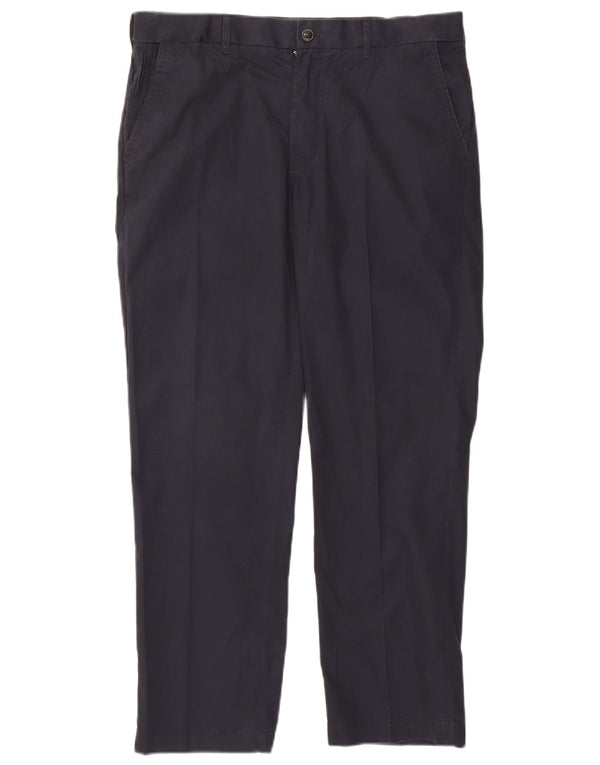 Мужские прямые брюки чинос Marks & Spencer Blue Harbour W34 L29 темно-синие