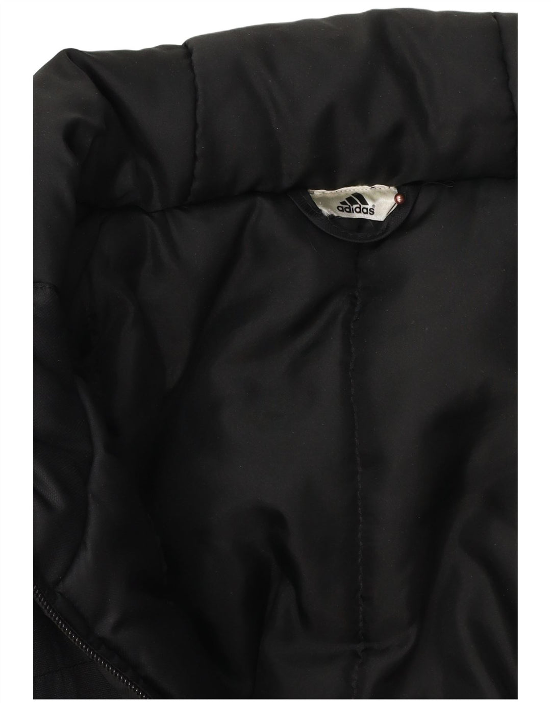 Мужская утепленная куртка Adidas с капюшоном UK 42 XL, черный полиэстер с цветными блоками