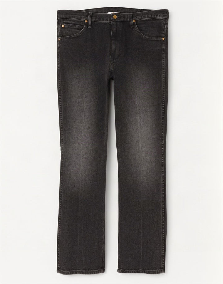 Мужские прямые джинсы Wrangler W33 L32, серый хлопок