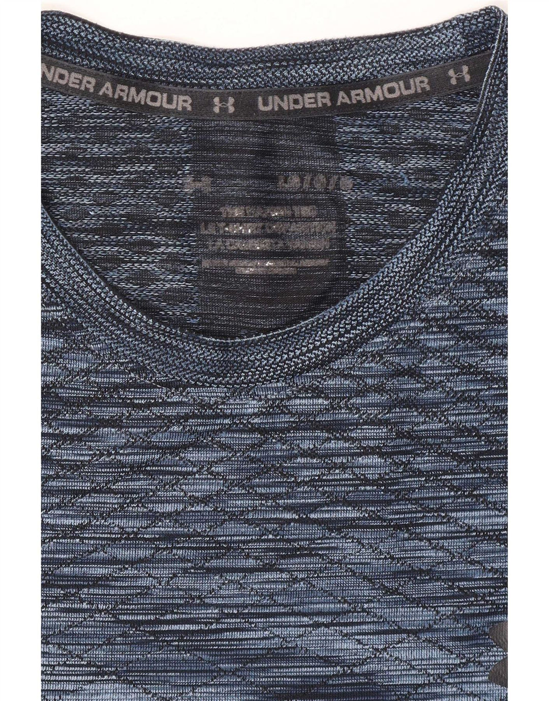 Мужская футболка Under Armour Top, большая синяя крапинка из полиэстера, спортивная
