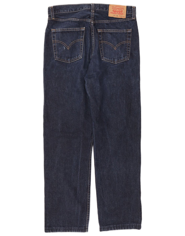 Мужские прямые джинсы Levi's 521 W33 L30 синие, хлопок