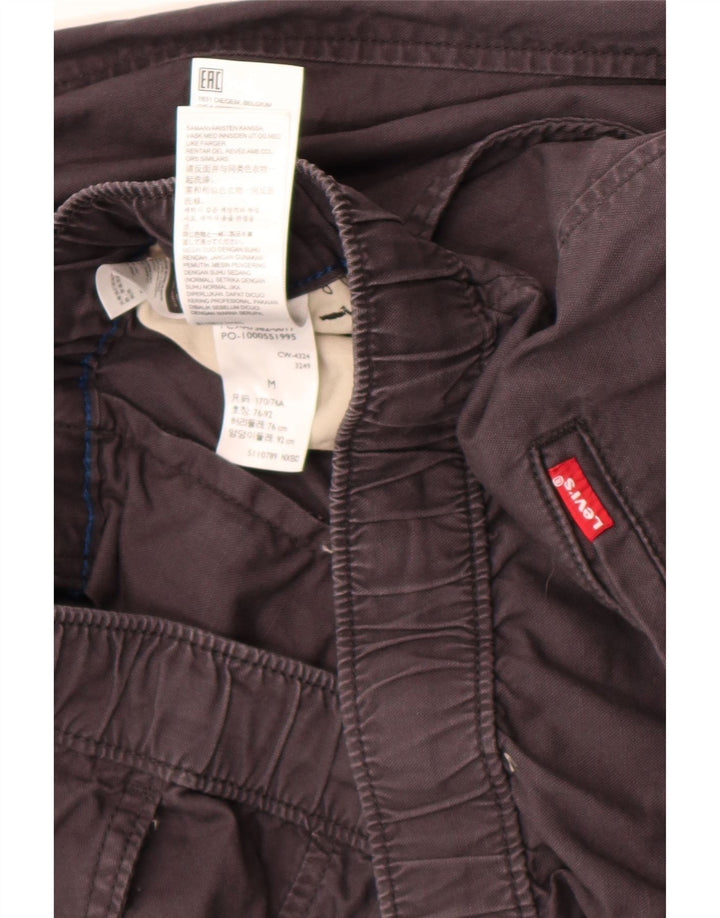 Мужские прямые брюки чинос Levi's, средние W30 L30, серые, хлопковые