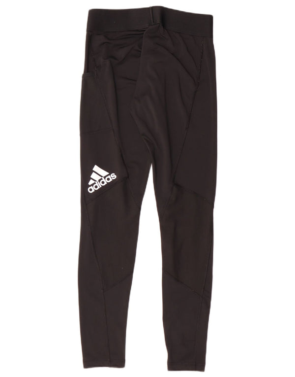 Женские леггинсы Adidas Tech Fit с рисунком UK 12/14, средние, черные