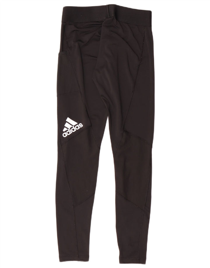 Женские леггинсы Adidas Tech Fit с рисунком UK 12/14, средние, черные