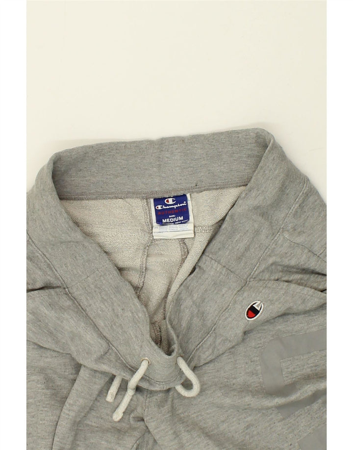 CHAMPION Womens Graphic Tracksuit Trousers Joggers UK 14 Medium Grey Vintage Champion and Second-Hand Champion from Messina Hembry 