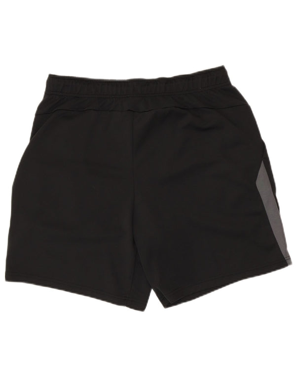 Мужские спортивные шорты NIKE Dri Fit стандартной посадки, большие черные цветные блоки